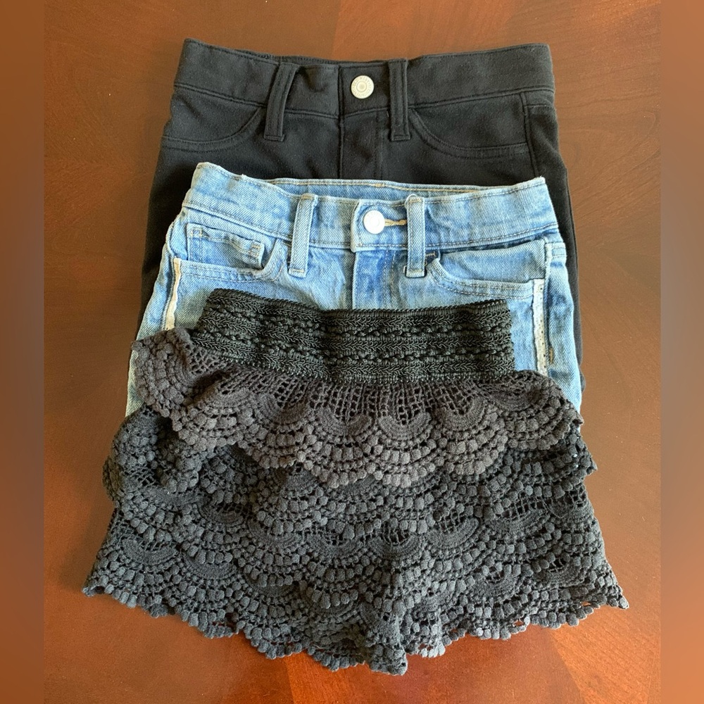 Girls Mixed Brands Shorts Bundle (3) SzSM(6-7)